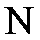 Uppercase Nu "N"